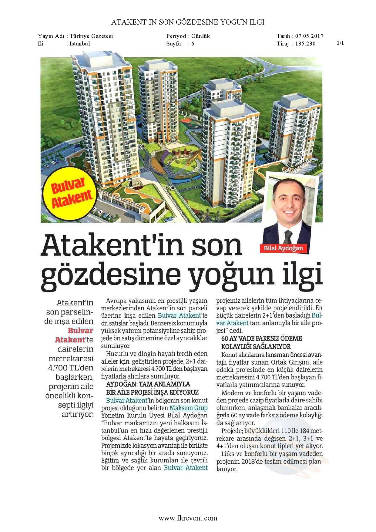 Atakent`in Son Gözdesine Yoğun İlgi